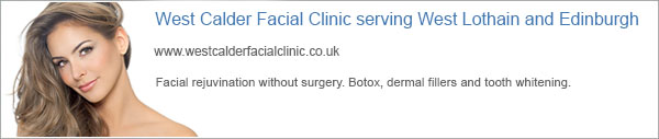 West Calder Facial Clinic serving West Lothian and Edinburgh, Facial rejuvination without surgery. Botox, dermal fillers and tooth whitening.