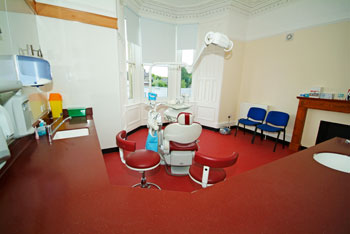 dentist and patient chairs