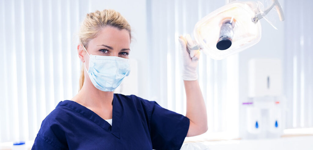 Dental Nurse with mask